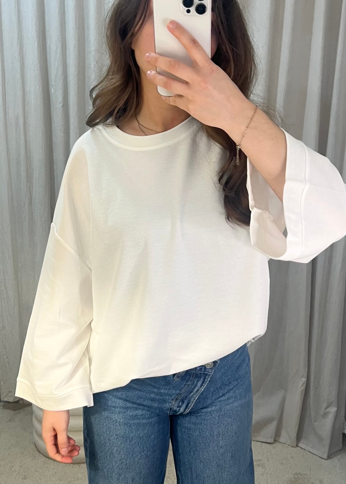 Tee-shirt manche longue oversize Neya