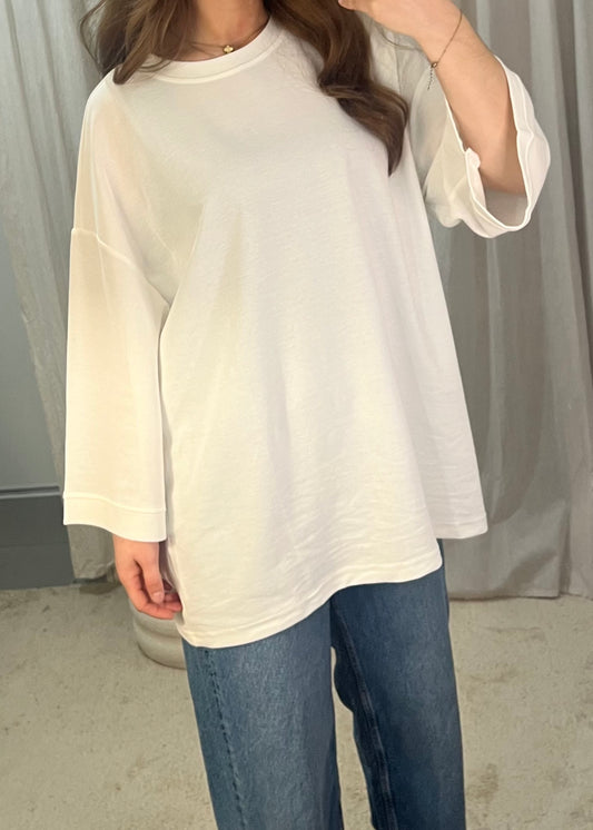 Tee-shirt manche longue oversize Neya