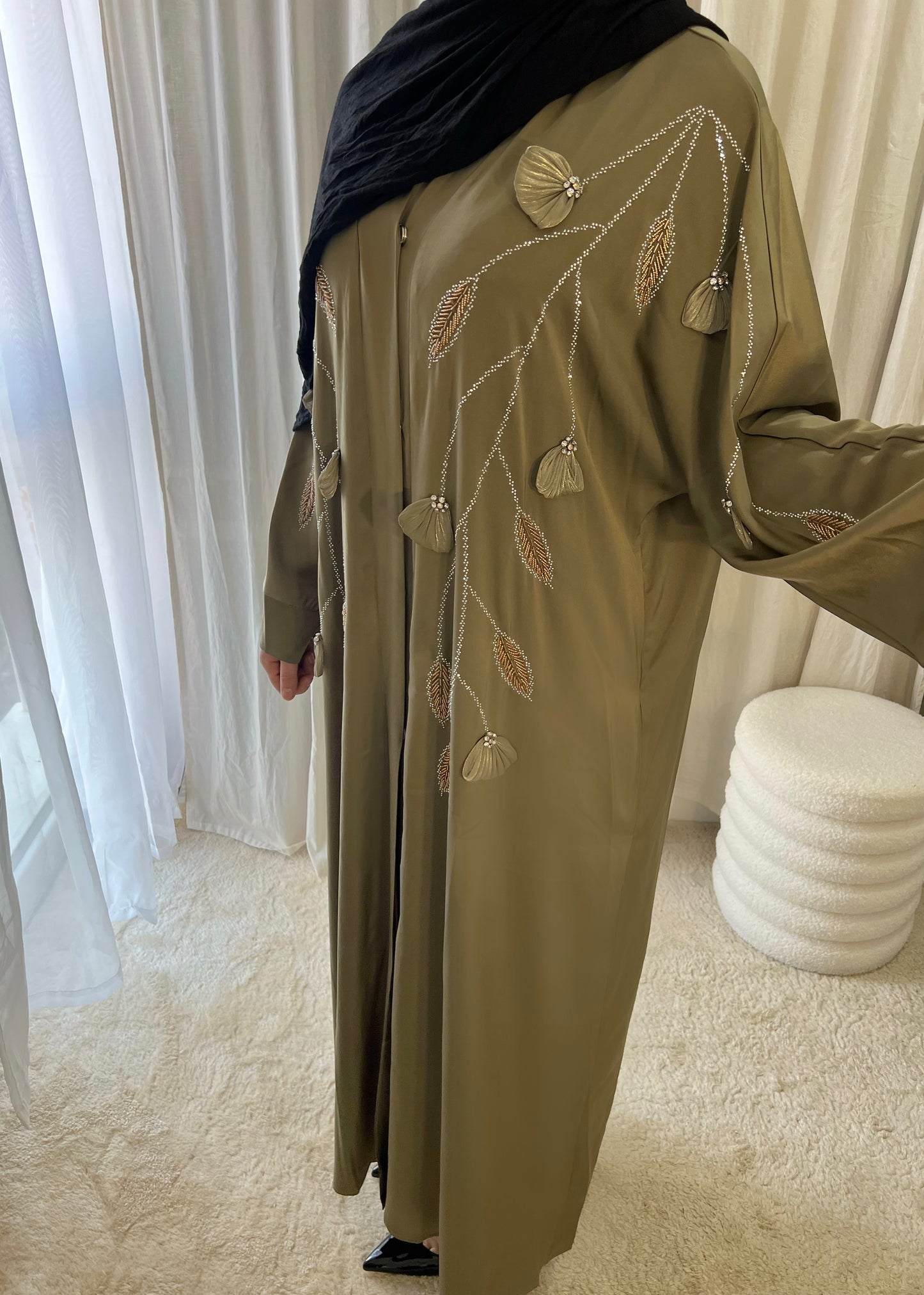 Abaya Alya [kaki]