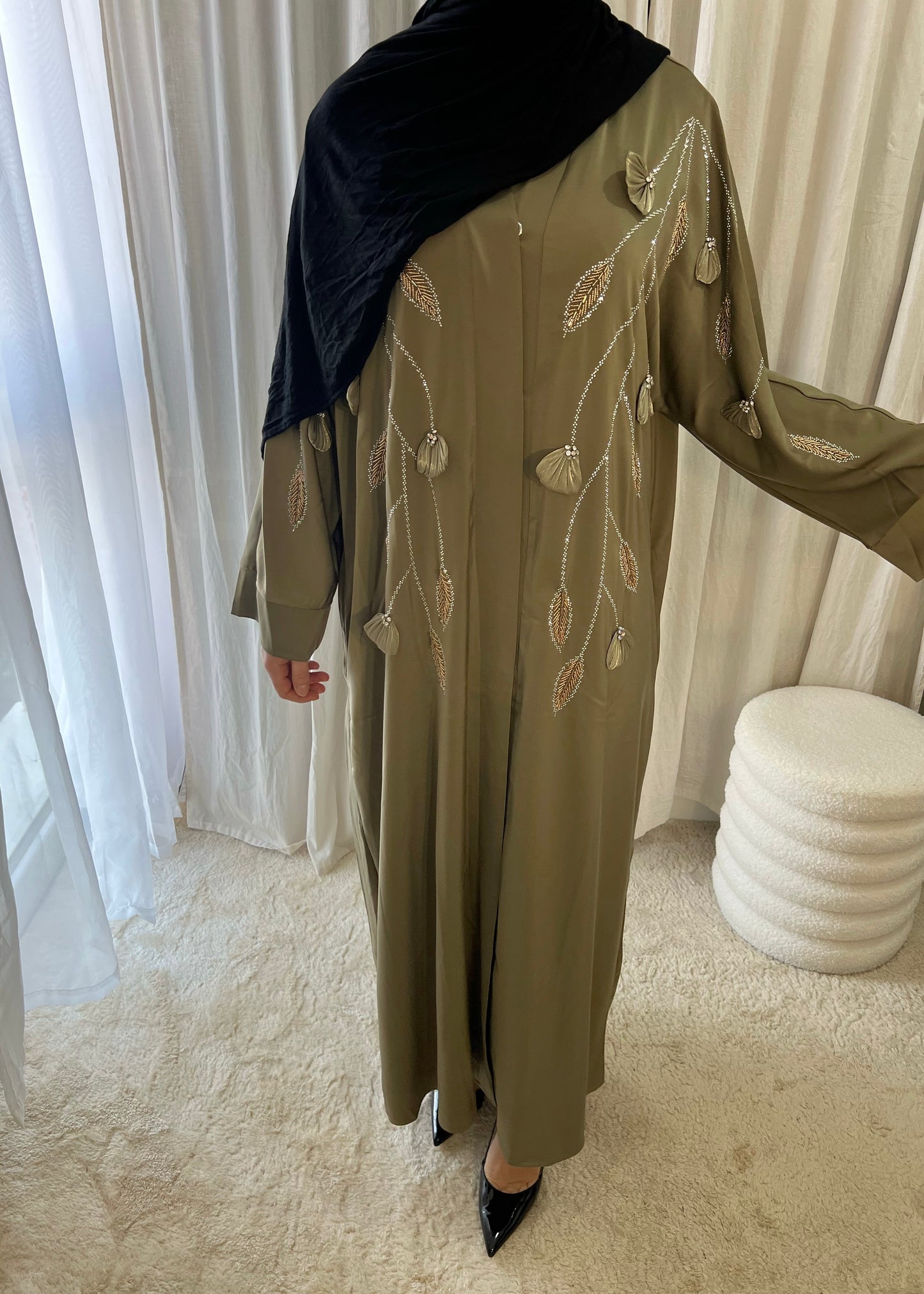 Abaya Alya [kaki]