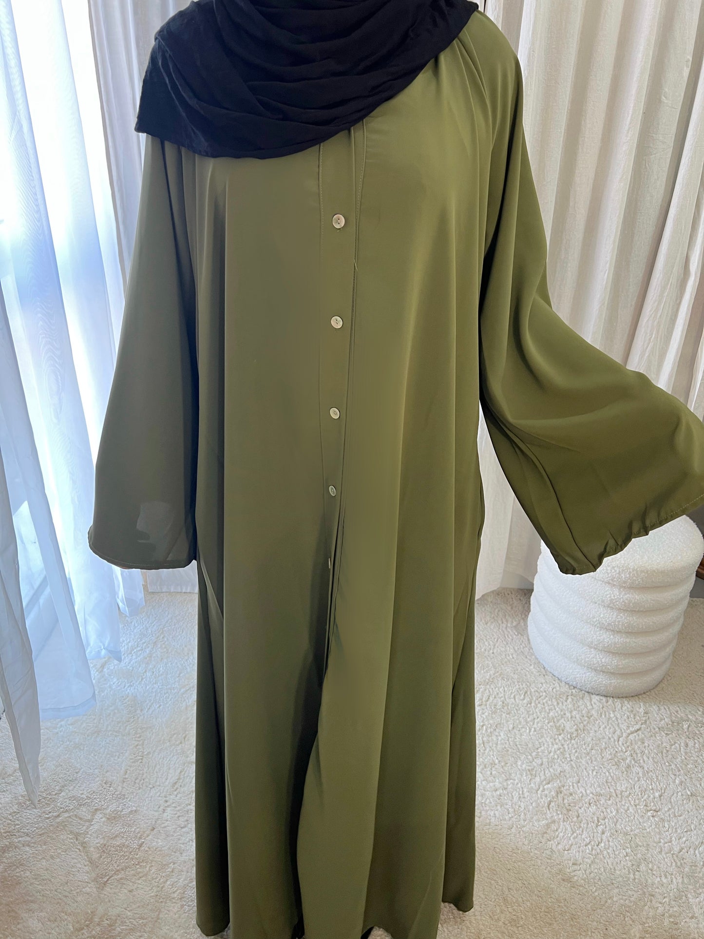 Robe longue Leya [kaki]