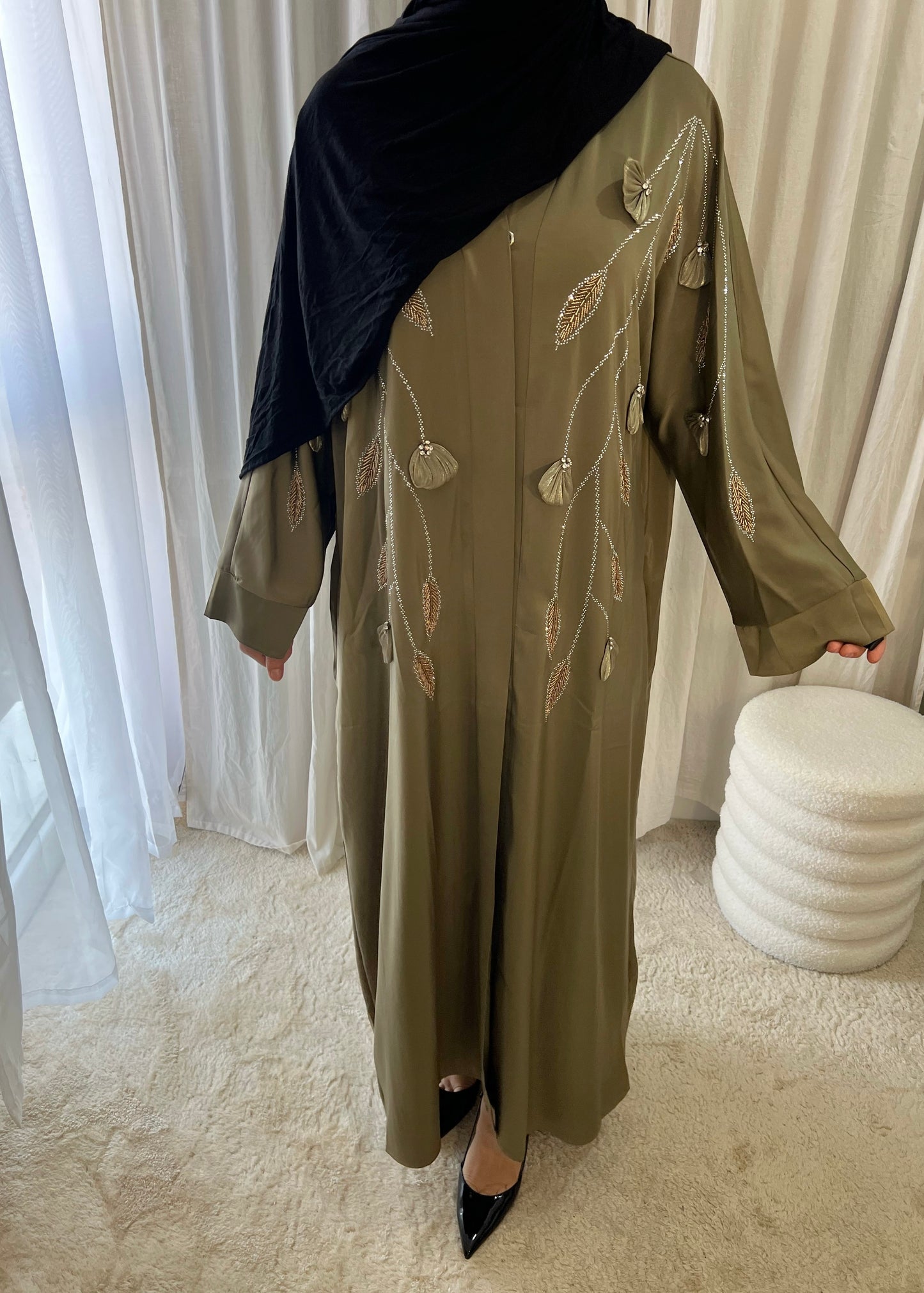Abaya Alya [kaki]